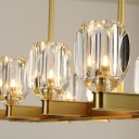 Loft Industry Modern - Glass Bob Line Chandelier